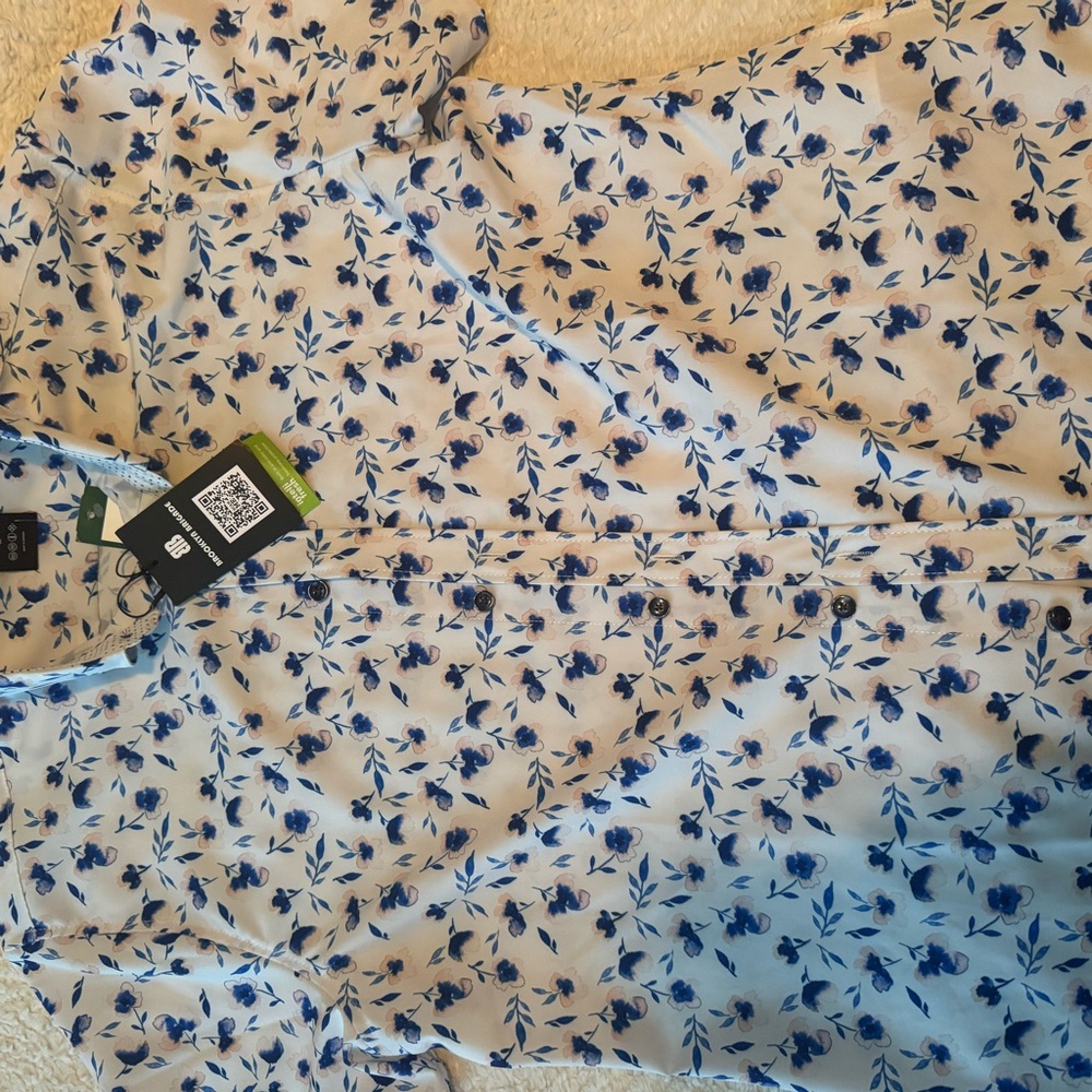 Floral Button-Up Blouse